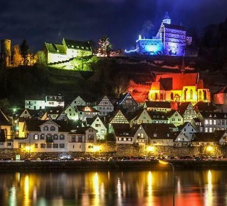 Natur Und Neckarblick Bei Heidelberg Hirschhorn Kültér fotó