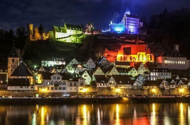 Natur Und Neckarblick Bei Heidelberg Hirschhorn Kültér fotó